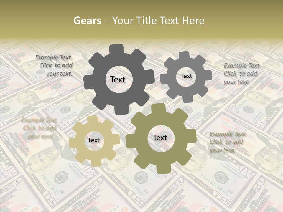 Dollar Economy Backdrop PowerPoint Template