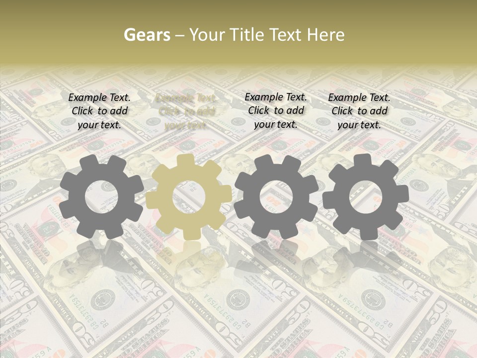 Dollar Economy Backdrop PowerPoint Template