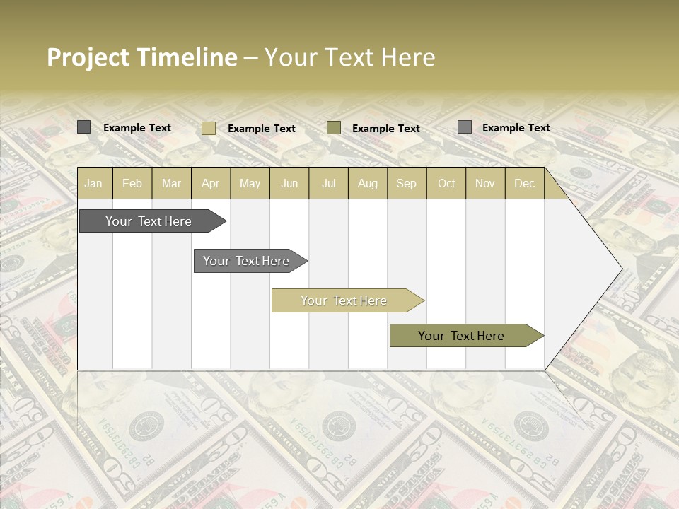 Dollar Economy Backdrop PowerPoint Template