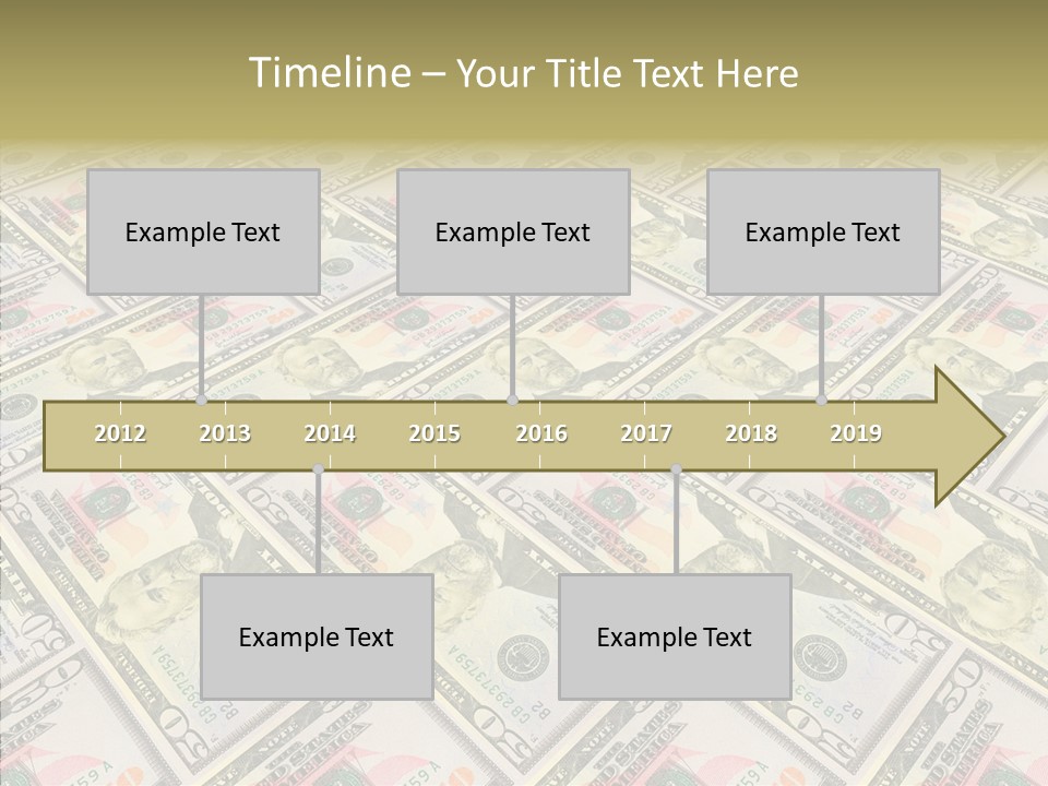Dollar Economy Backdrop PowerPoint Template