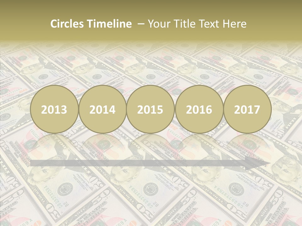 Dollar Economy Backdrop PowerPoint Template