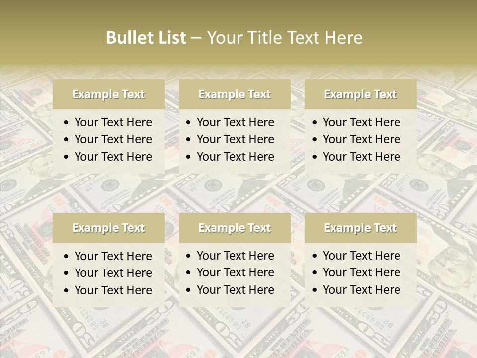 Dollar Economy Backdrop PowerPoint Template