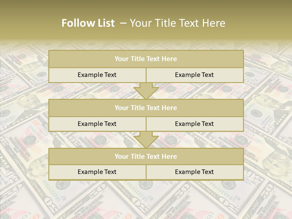 Dollar Economy Backdrop PowerPoint Template