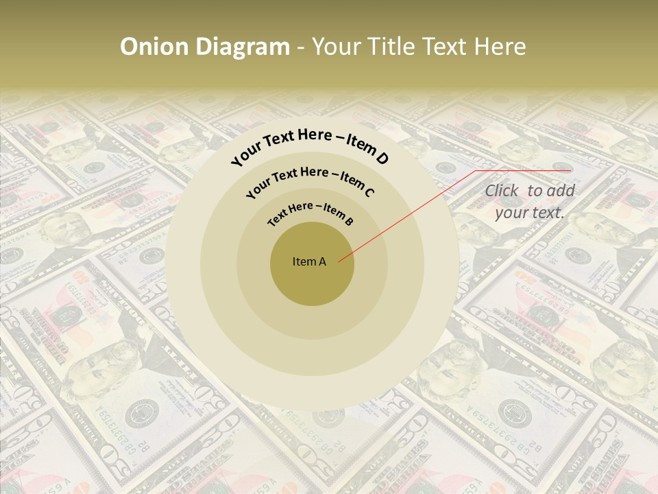 Dollar Economy Backdrop PowerPoint Template