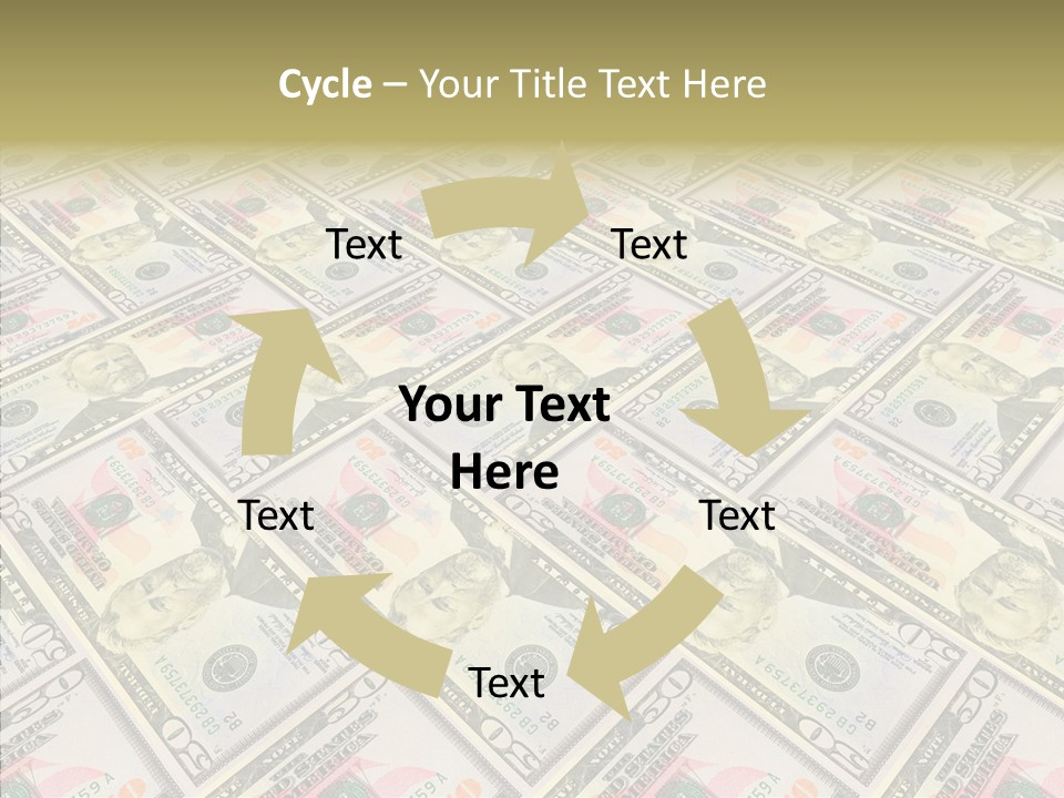 Dollar Economy Backdrop PowerPoint Template