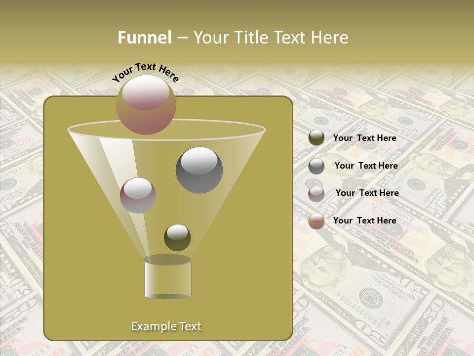 Dollar Economy Backdrop PowerPoint Template