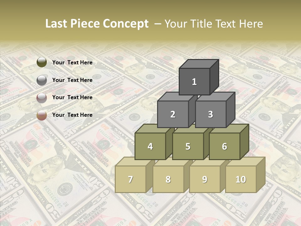 Dollar Economy Backdrop PowerPoint Template