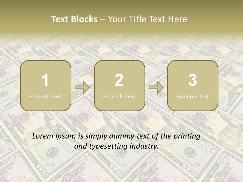 Dollar Economy Backdrop PowerPoint Template