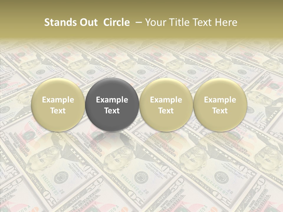 Dollar Economy Backdrop PowerPoint Template