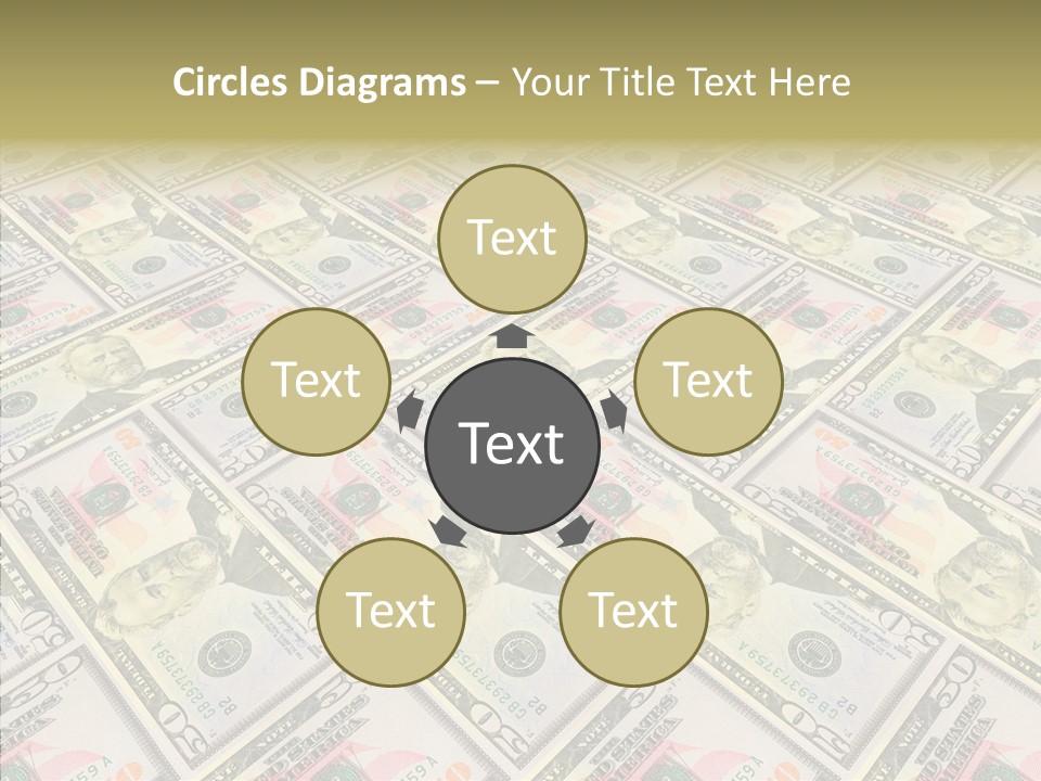 Dollar Economy Backdrop PowerPoint Template