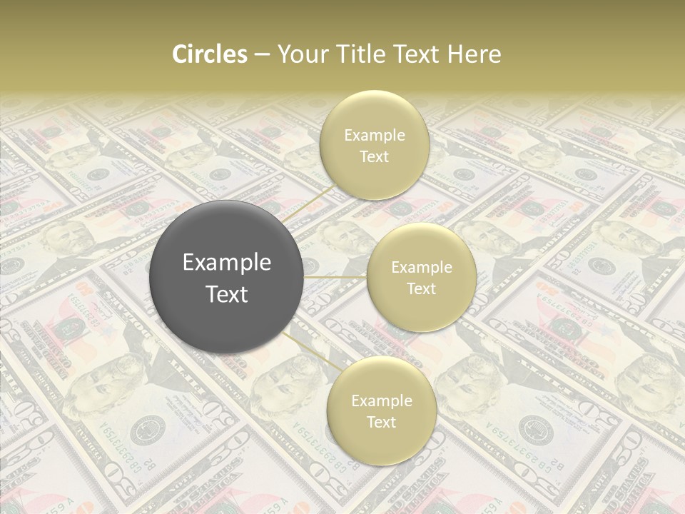 Dollar Economy Backdrop PowerPoint Template