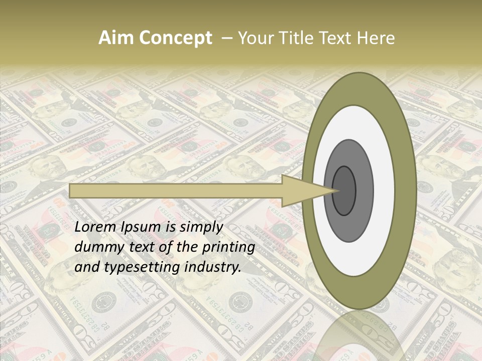 Dollar Economy Backdrop PowerPoint Template
