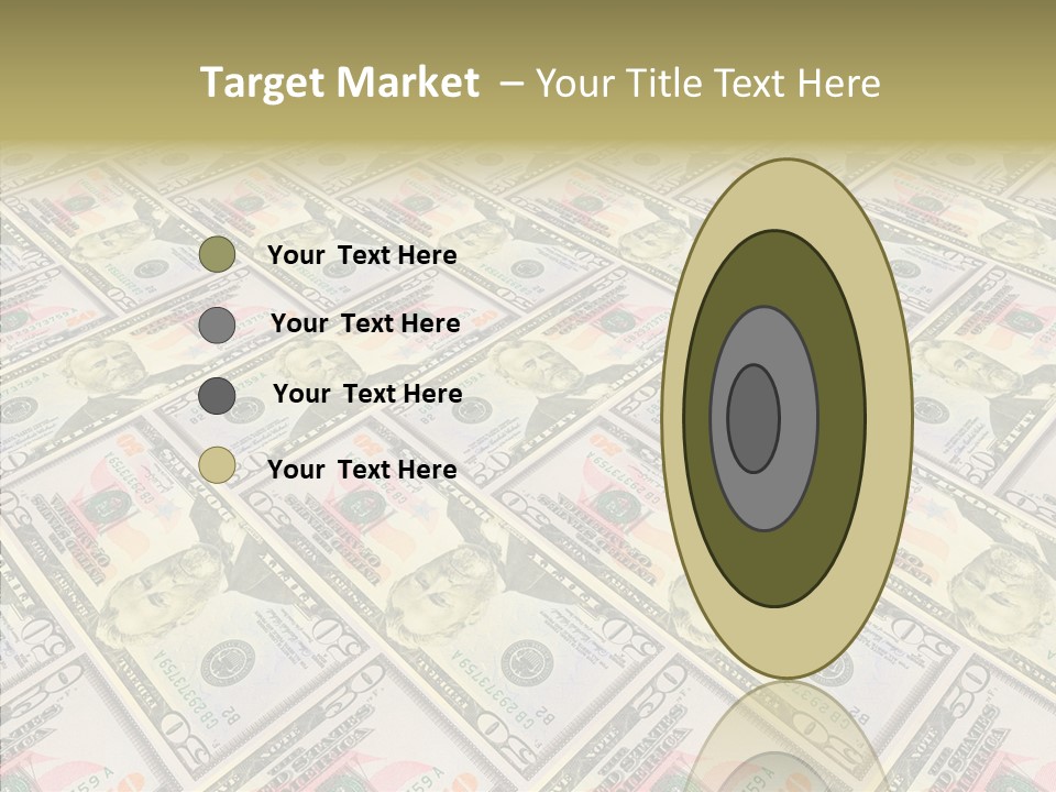 Dollar Economy Backdrop PowerPoint Template