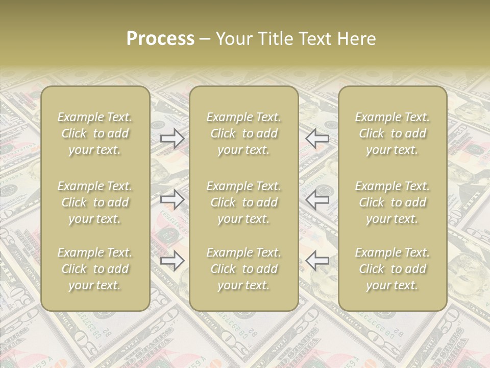Dollar Economy Backdrop PowerPoint Template