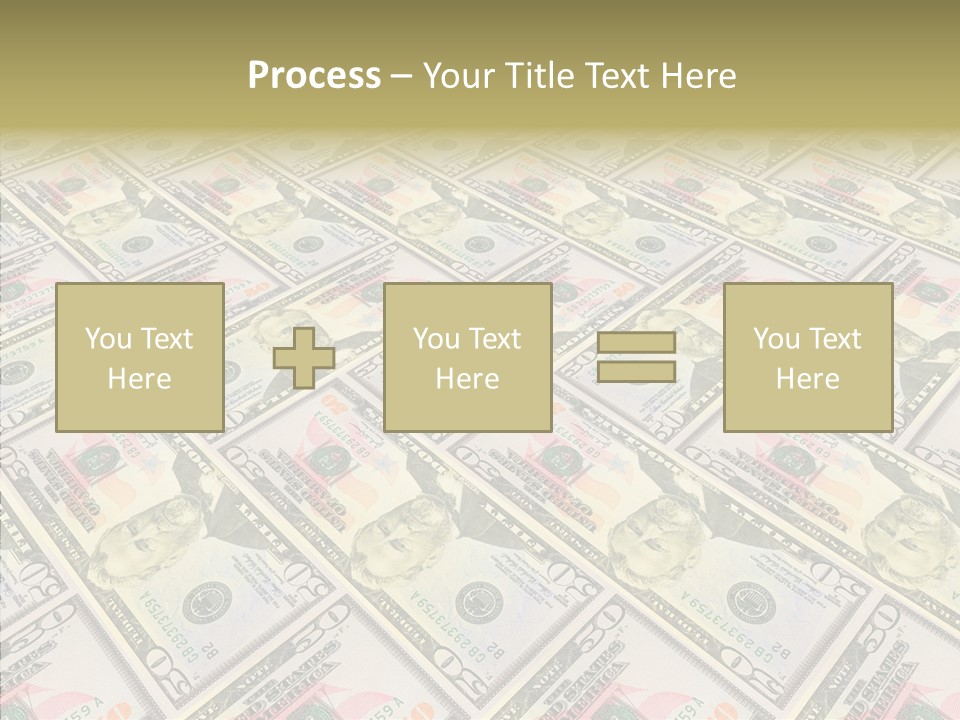 Dollar Economy Backdrop PowerPoint Template