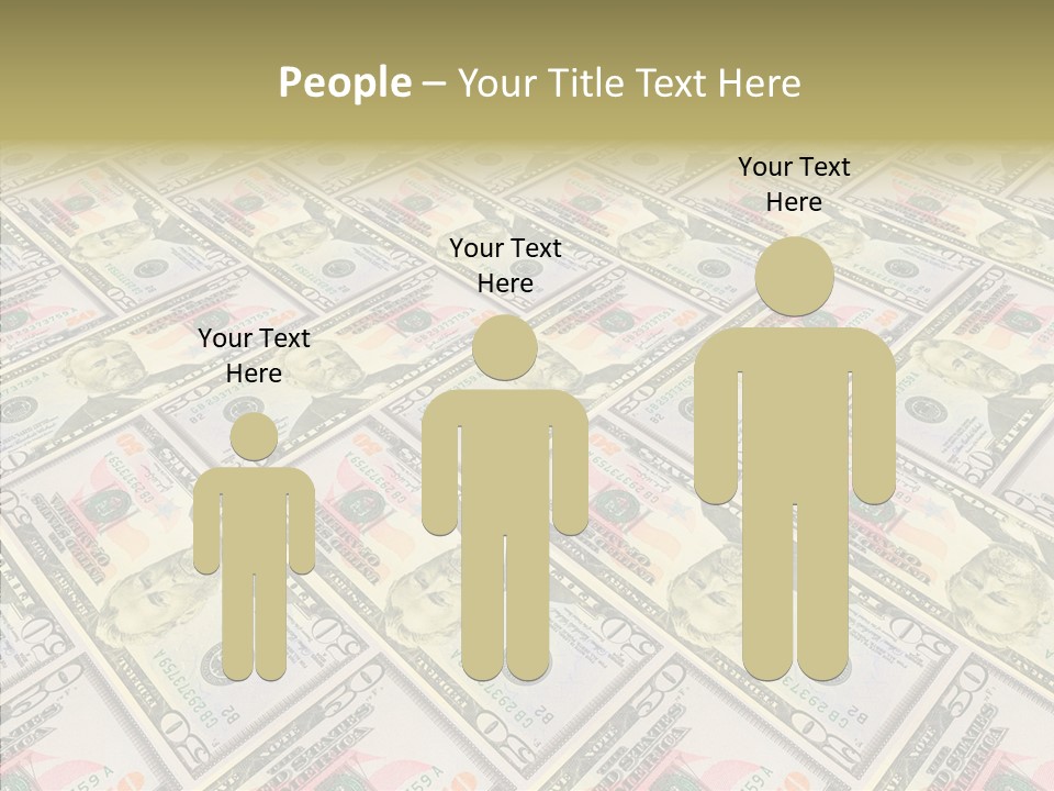 Dollar Economy Backdrop PowerPoint Template