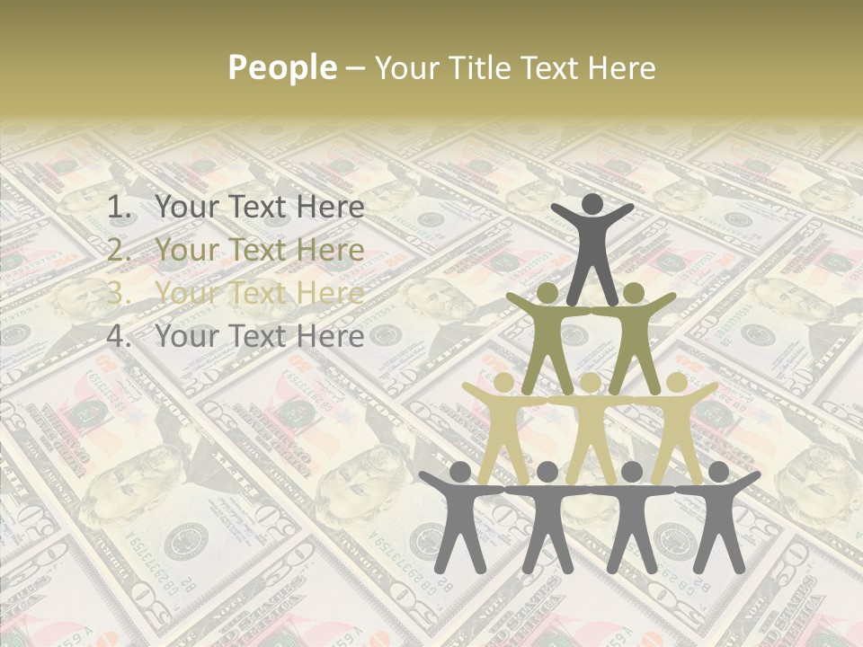 Dollar Economy Backdrop PowerPoint Template