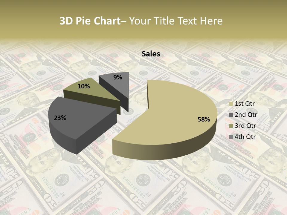 Dollar Economy Backdrop PowerPoint Template