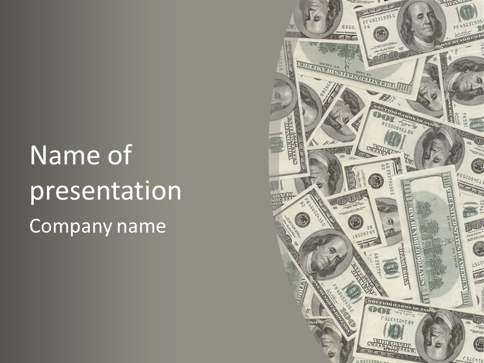 Save Note Prosperity PowerPoint Template