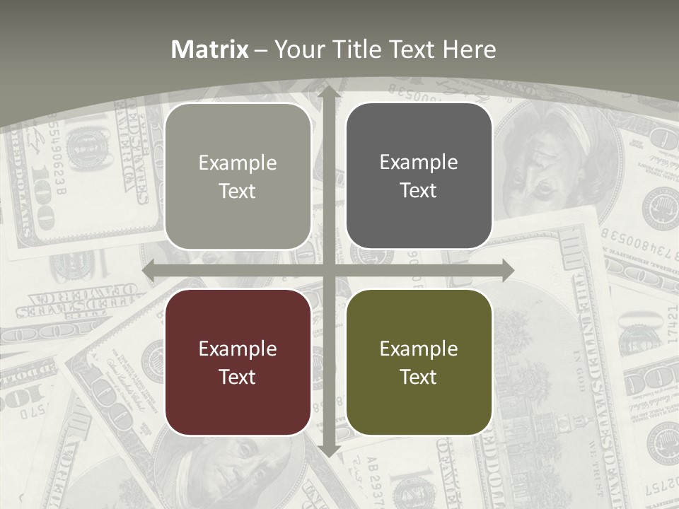 Save Note Prosperity PowerPoint Template
