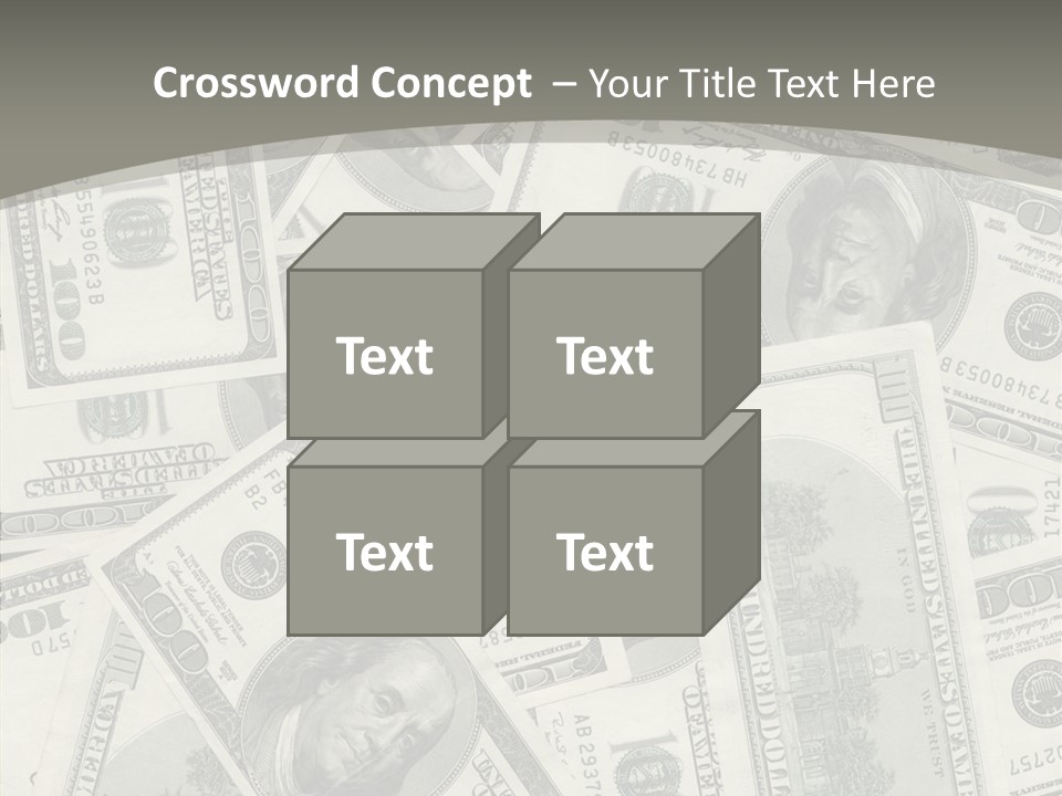Save Note Prosperity PowerPoint Template