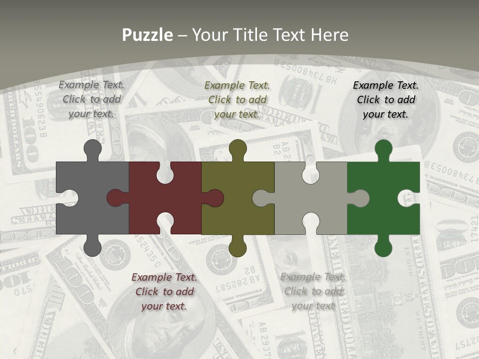 Save Note Prosperity PowerPoint Template