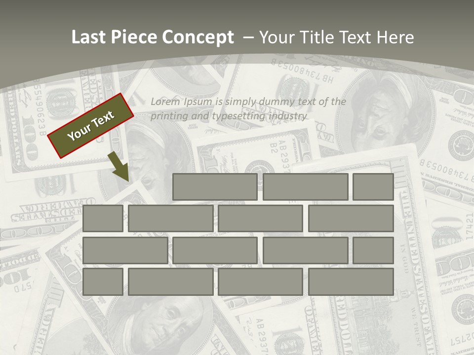Save Note Prosperity PowerPoint Template