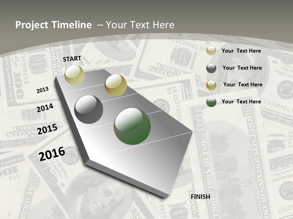 Save Note Prosperity PowerPoint Template