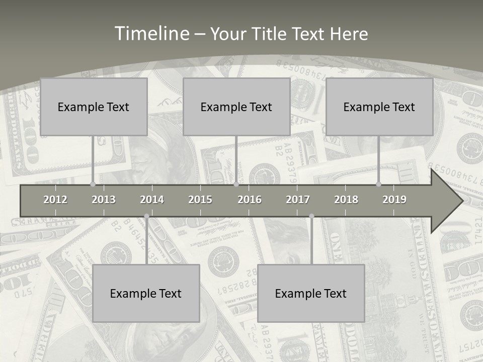 Save Note Prosperity PowerPoint Template