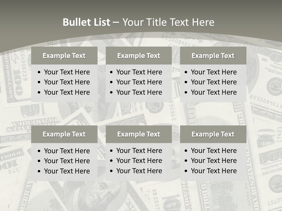 Save Note Prosperity PowerPoint Template
