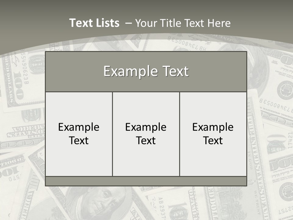 Save Note Prosperity PowerPoint Template