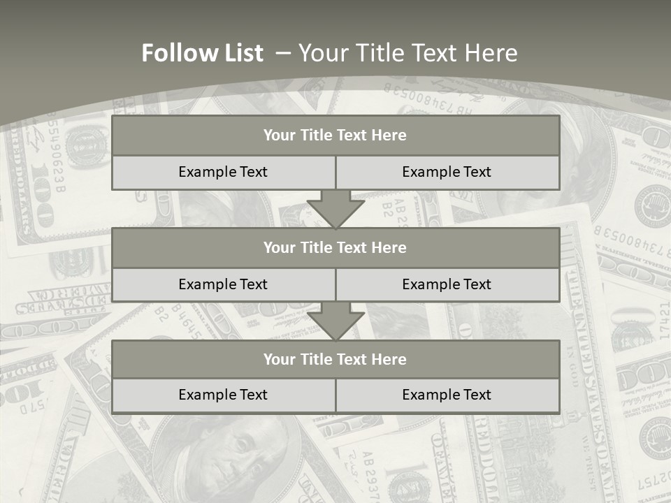 Save Note Prosperity PowerPoint Template