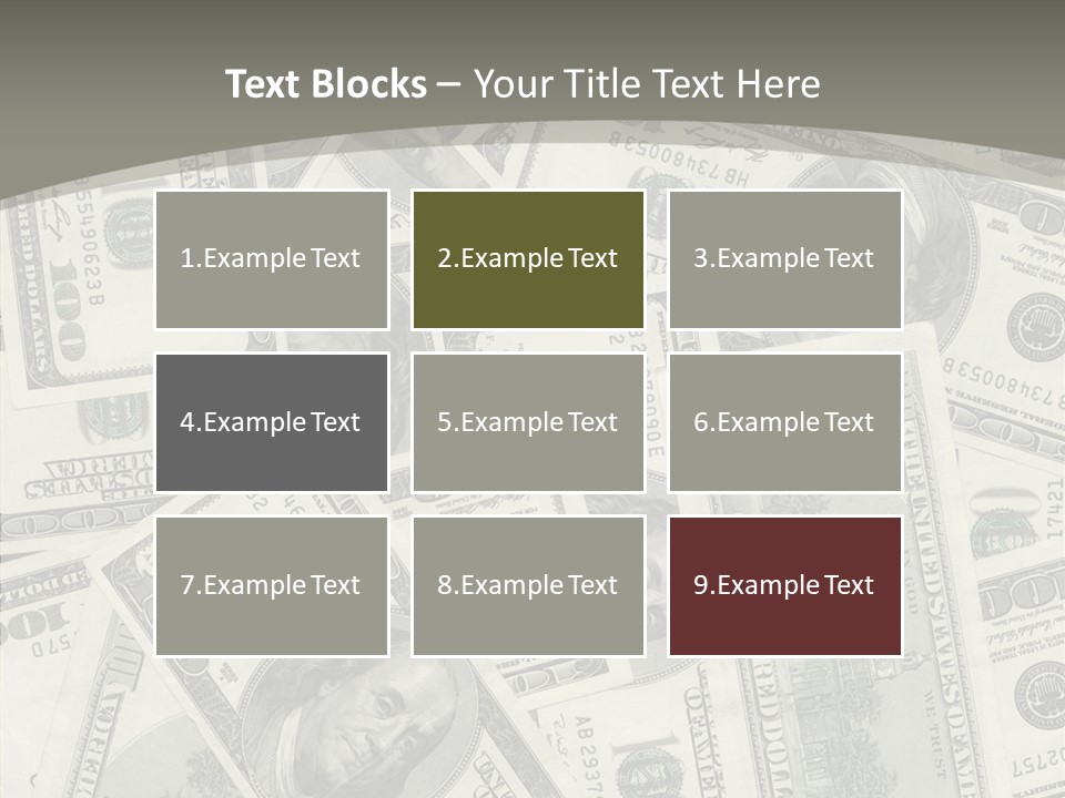 Save Note Prosperity PowerPoint Template