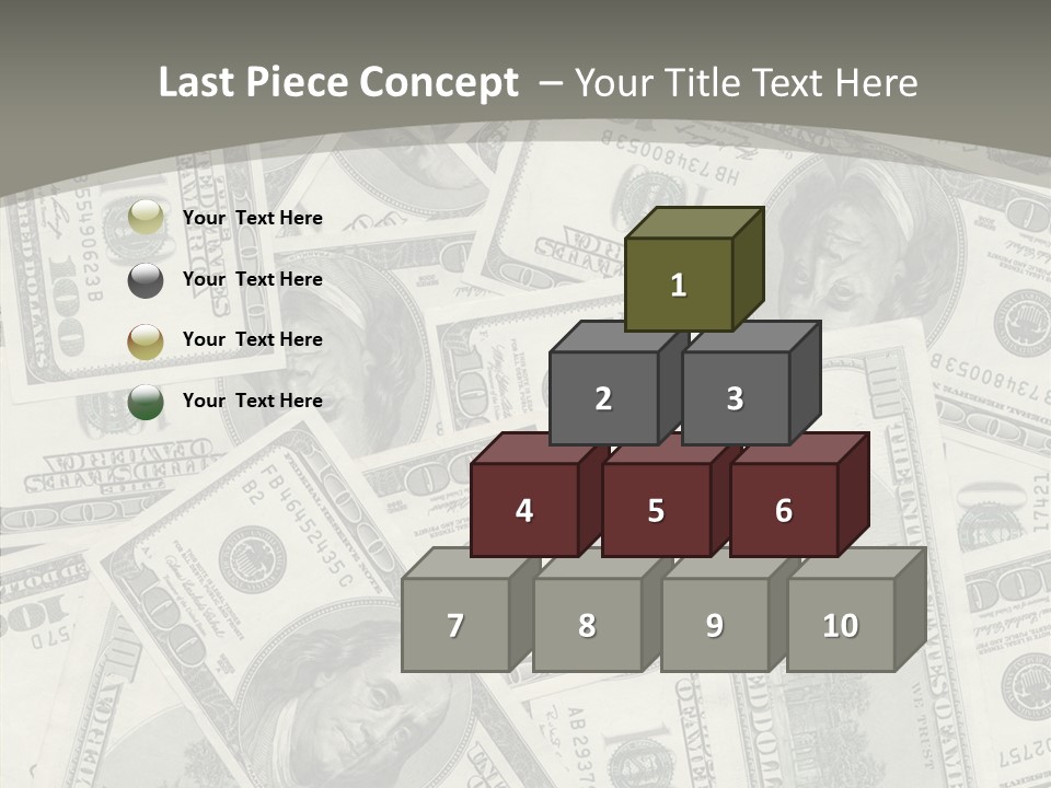 Save Note Prosperity PowerPoint Template