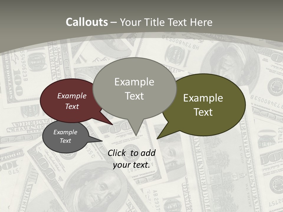 Save Note Prosperity PowerPoint Template