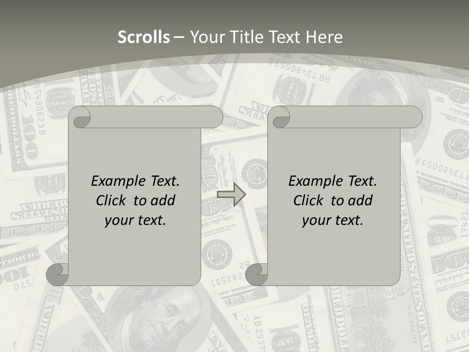 Save Note Prosperity PowerPoint Template