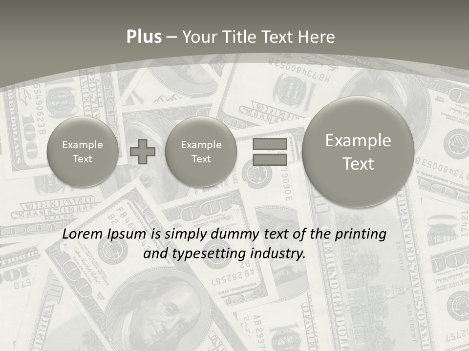 Save Note Prosperity PowerPoint Template