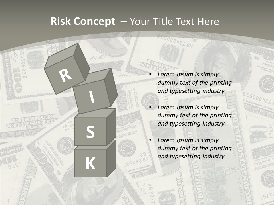 Save Note Prosperity PowerPoint Template