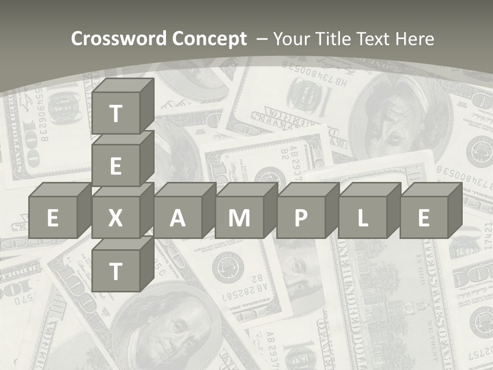 Save Note Prosperity PowerPoint Template