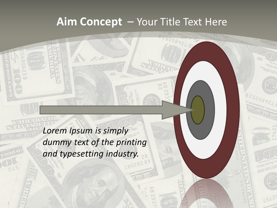 Save Note Prosperity PowerPoint Template