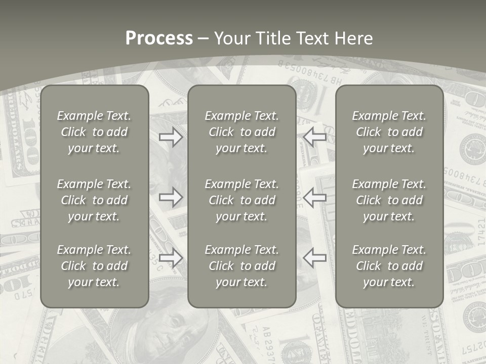 Save Note Prosperity PowerPoint Template