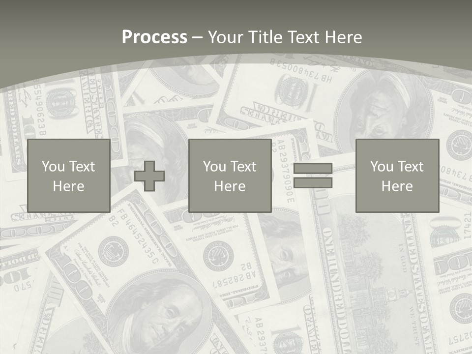 Save Note Prosperity PowerPoint Template