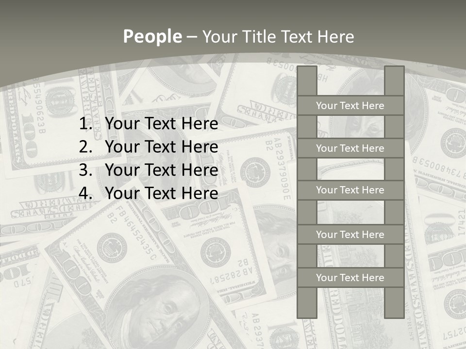 Save Note Prosperity PowerPoint Template