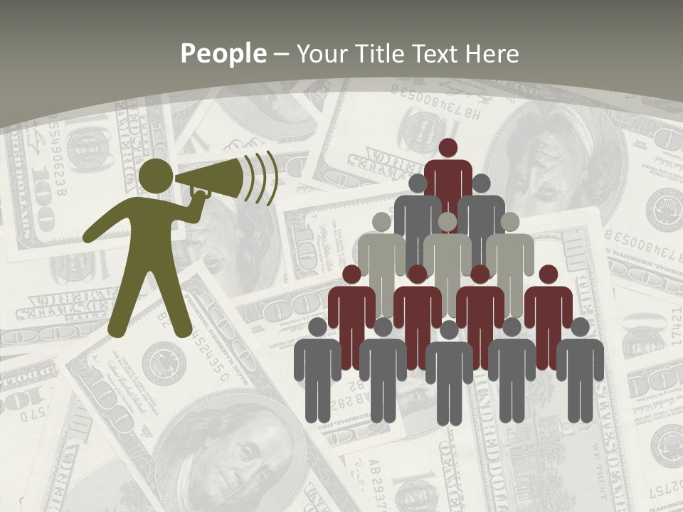 Save Note Prosperity PowerPoint Template