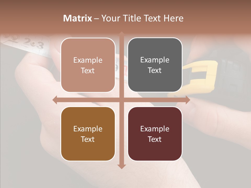 Working Inch Measuring PowerPoint Template