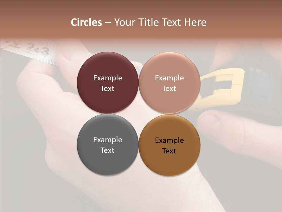 Working Inch Measuring PowerPoint Template