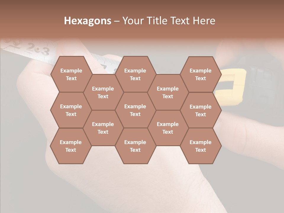 Working Inch Measuring PowerPoint Template