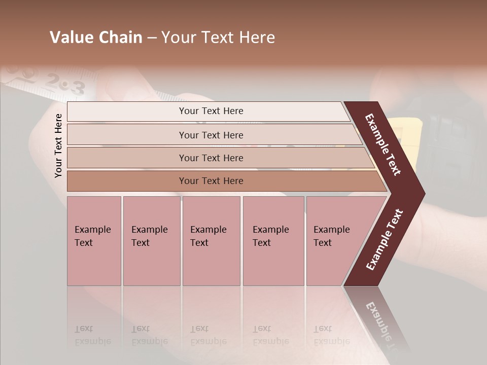 Working Inch Measuring PowerPoint Template