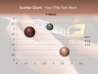 Working Inch Measuring PowerPoint Template