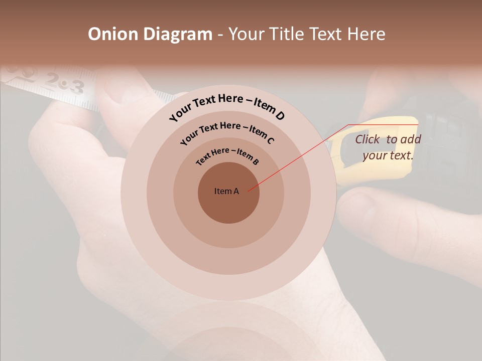 Working Inch Measuring PowerPoint Template